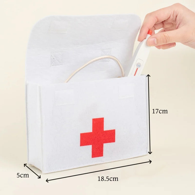 Wooden Doctor Play Set for Kids