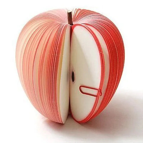 Apple-Shaped Memo Pad – Creative 3D Sticky Notes