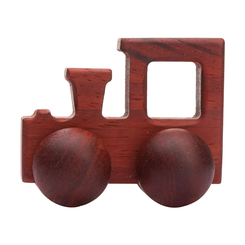 Natural Wooden Baby Toy – Animal Car Montessori Gift
