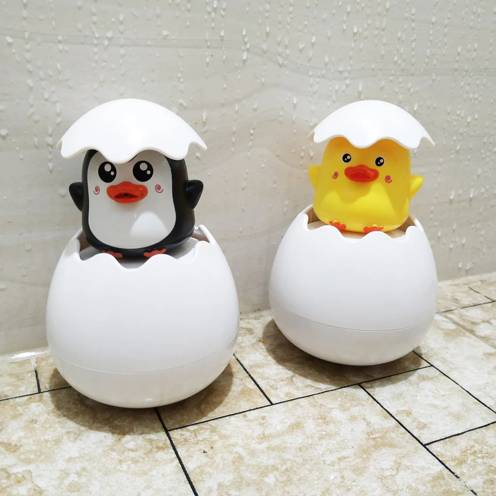 Baby Bath Toy – Duck, Penguin & Egg Sprinkler