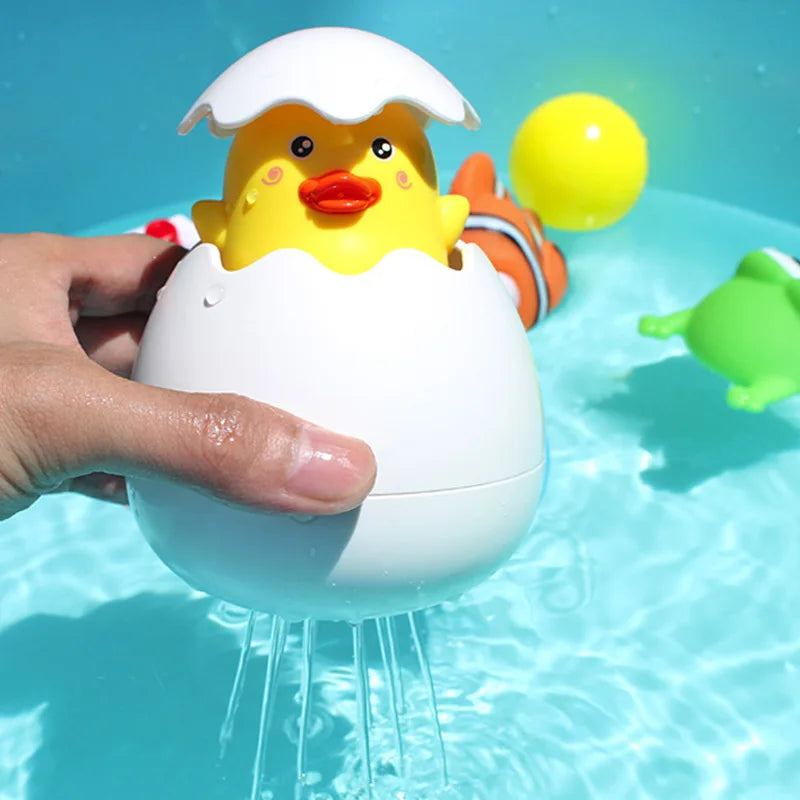 Baby Bath Toy – Duck, Penguin & Egg Sprinkler