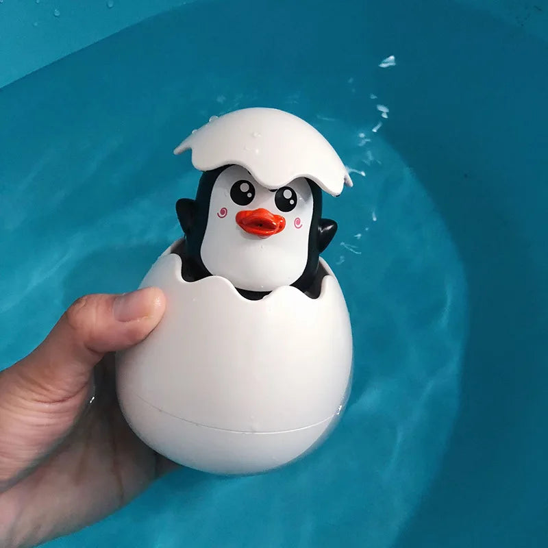 Baby Bath Toy – Duck, Penguin & Egg Sprinkler