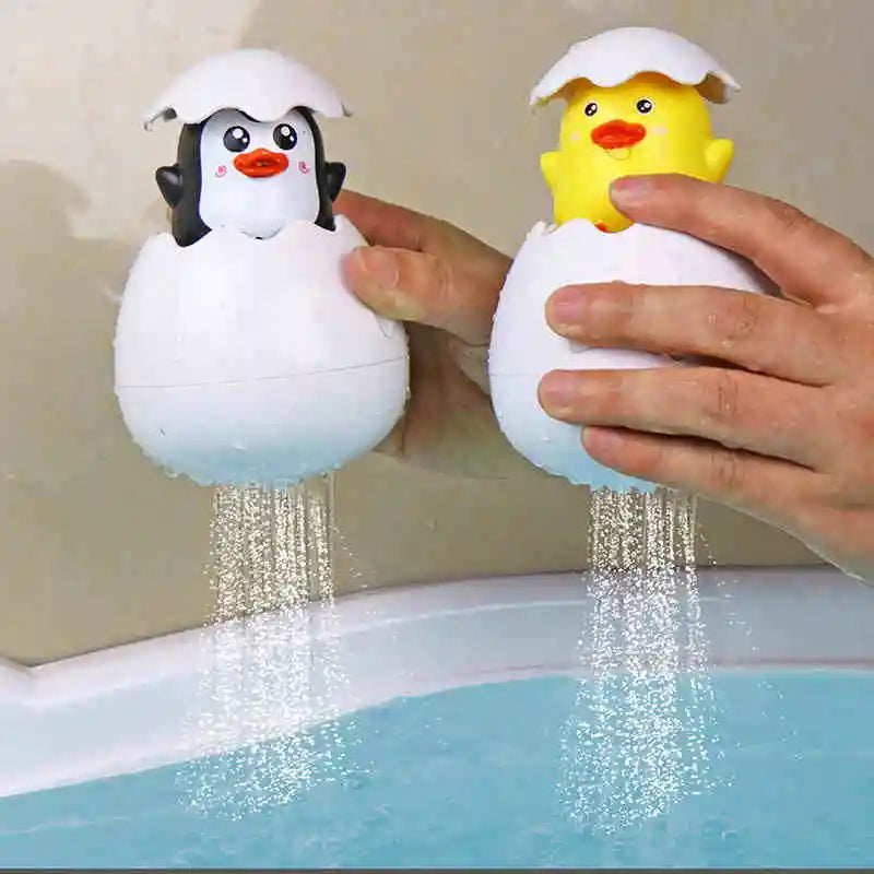 Baby Bath Toy – Duck, Penguin & Egg Sprinkler