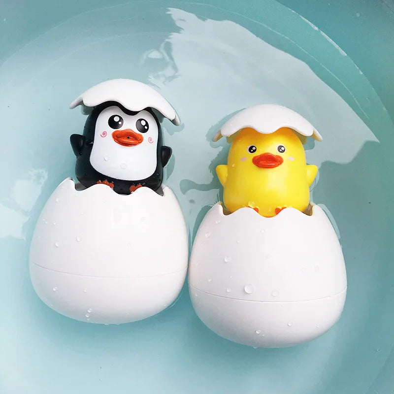 Baby Bath Toy – Duck, Penguin & Egg Sprinkler