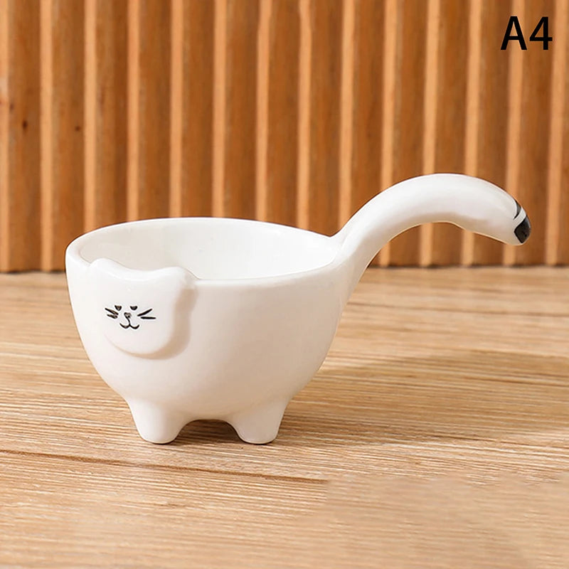 ute Ceramic Dipping Plate with Handle