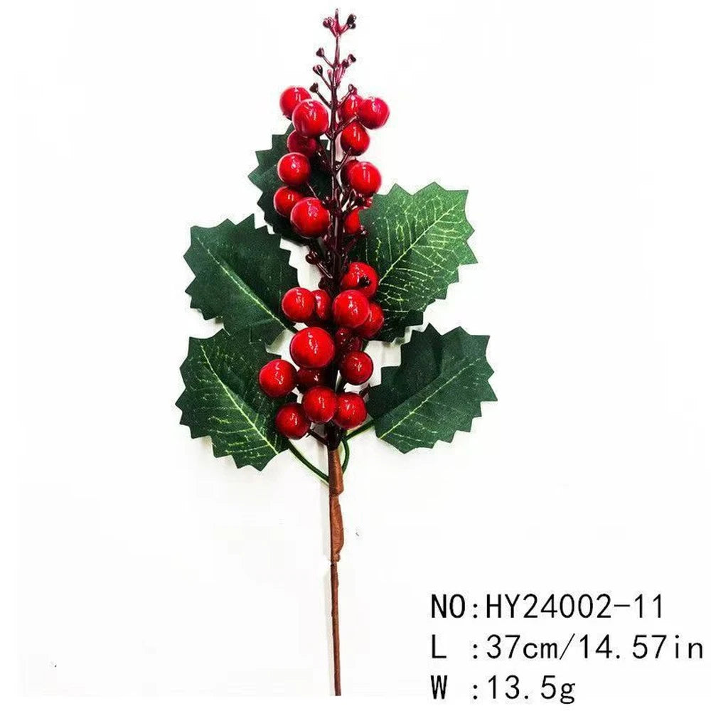 Artificial Red Berry & Pinecone Ornament