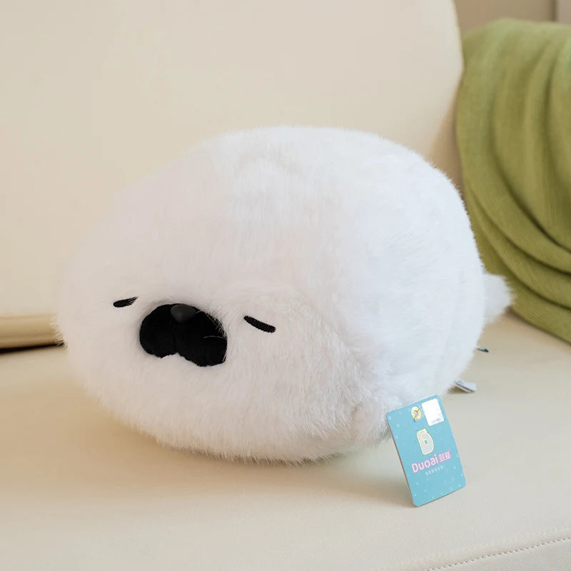 Blue Seal Plush Pillow – 40/70cm Soft Sea Animal Cushion
