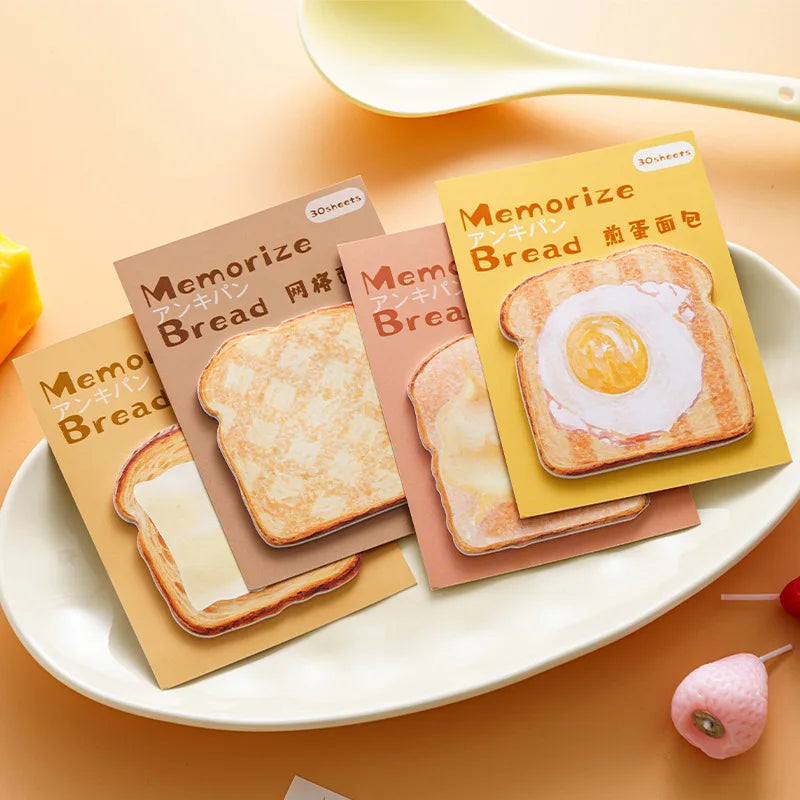 Bread-Themed Sticky Notes