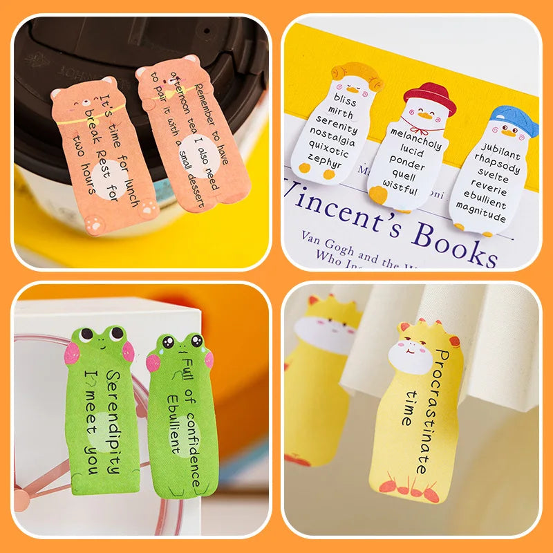 Cute Animal Sticky Notes – Creative Cartoon Memo Pad