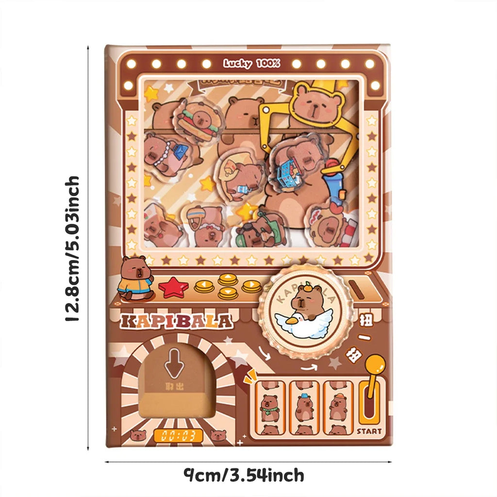 Kawaii Capybara Notebook – Cute Stress Relief Journal for Students