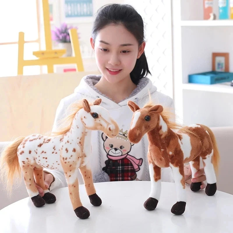 Cute Horse Plush Toy – 28cm