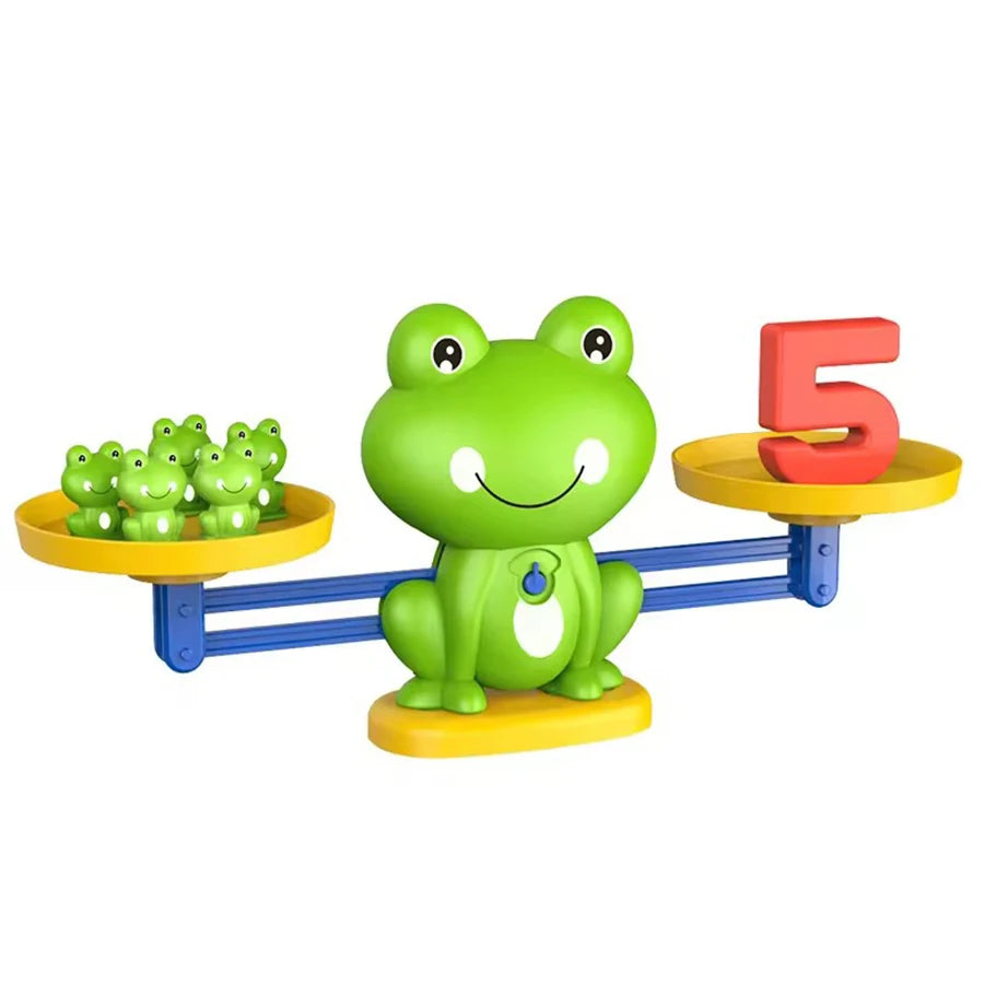 Frog Balance Math Toy – Montessori Educational Scale for Early Learning