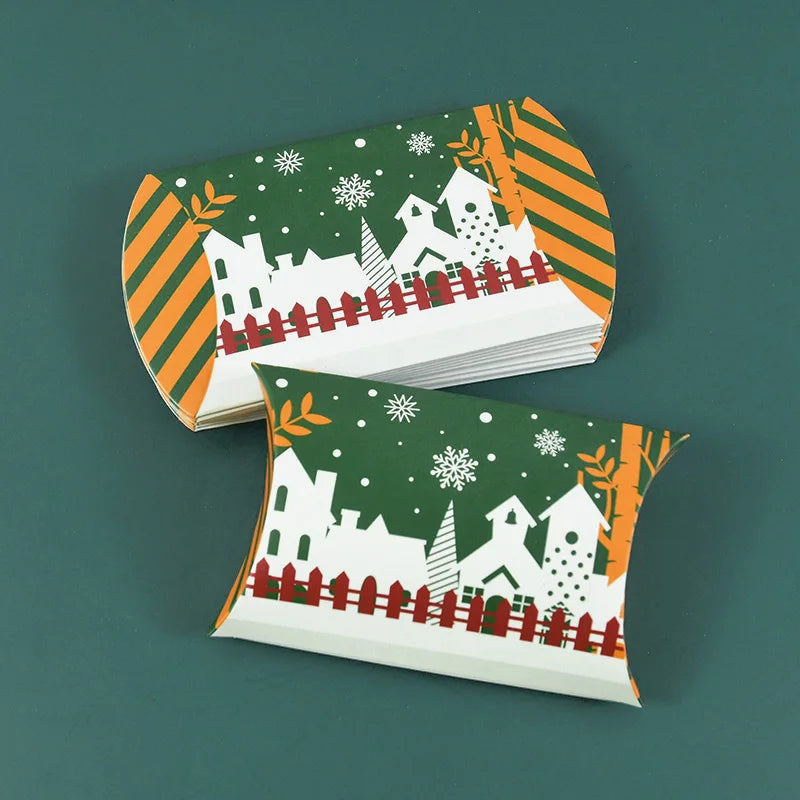 Christmas Pillow Candy Boxes – 12/24pcs