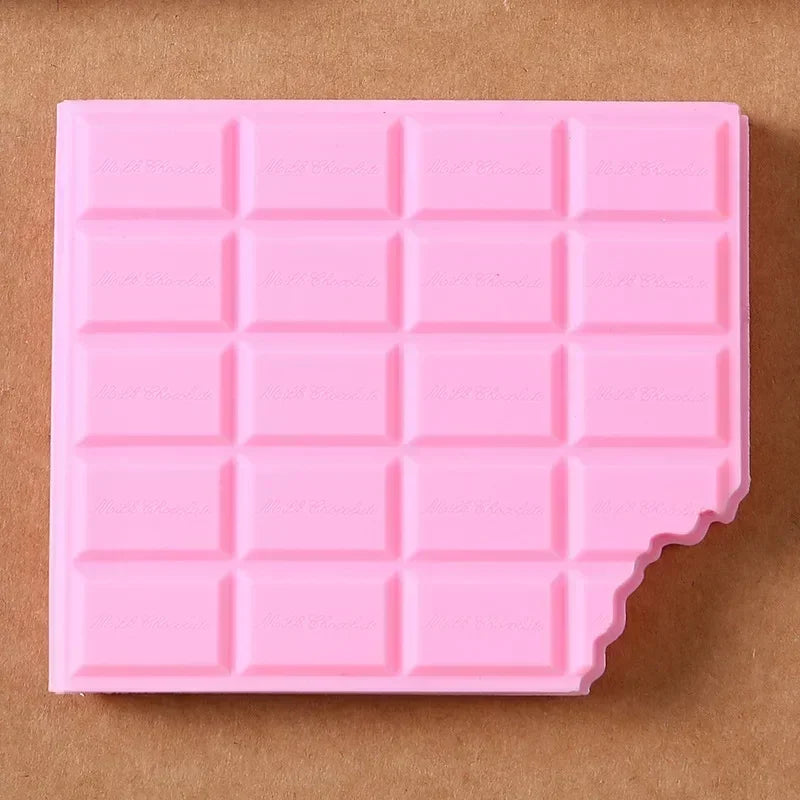 Chocolate & Cookie Notebook – Cute Kawaii Memo Pad (80 Sheets)