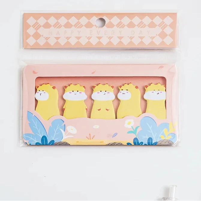 Cute Animal Sticky Notes – Creative Cartoon Memo Pad