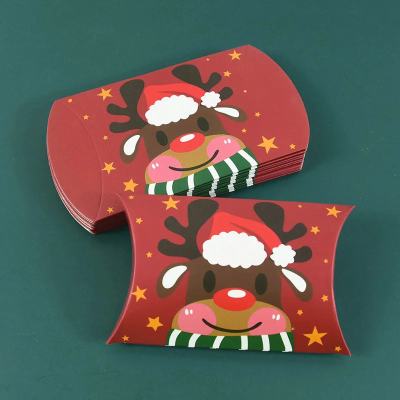 Christmas Pillow Candy Boxes – 12/24pcs