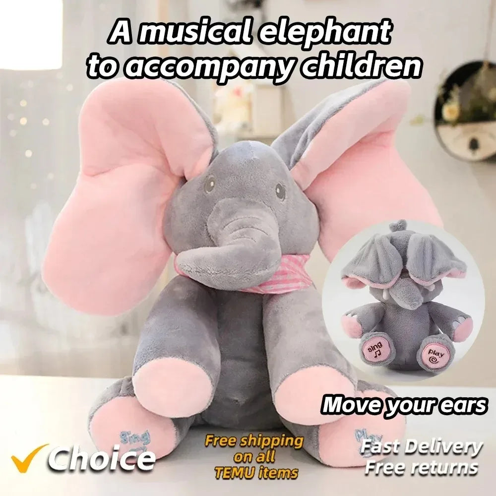 Animated Singing Elephant Plush Toy