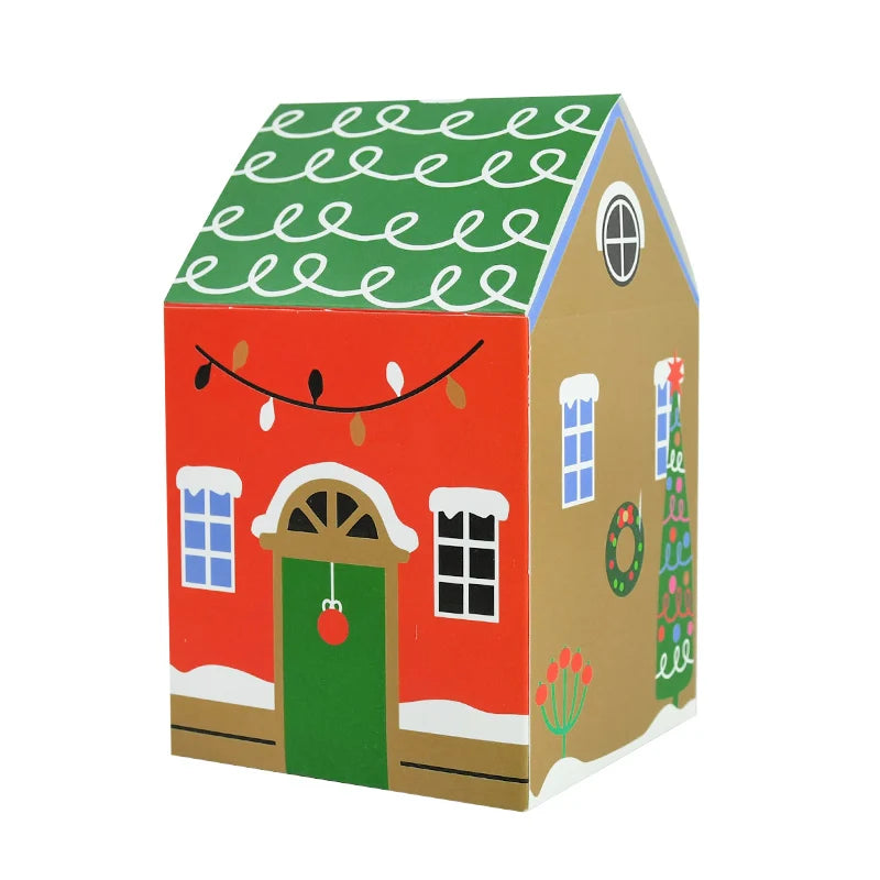 Christmas House Candy Boxes – Cartoon Gift Packaging
