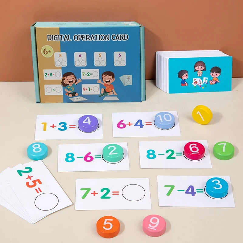 Wooden Montessori Math Toy