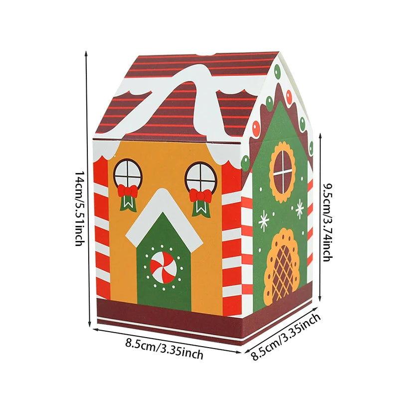 Christmas House Candy Boxes – Cartoon Gift Packaging