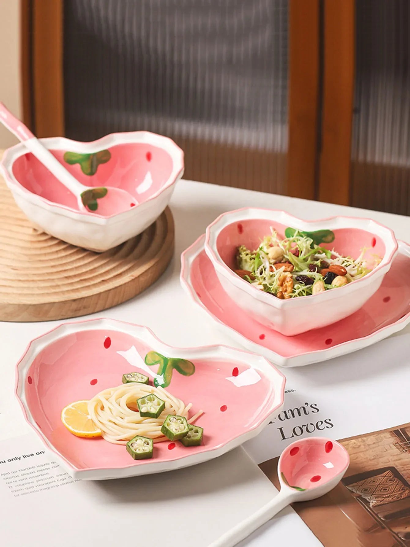 Strawberry Ceramic Tableware Set
