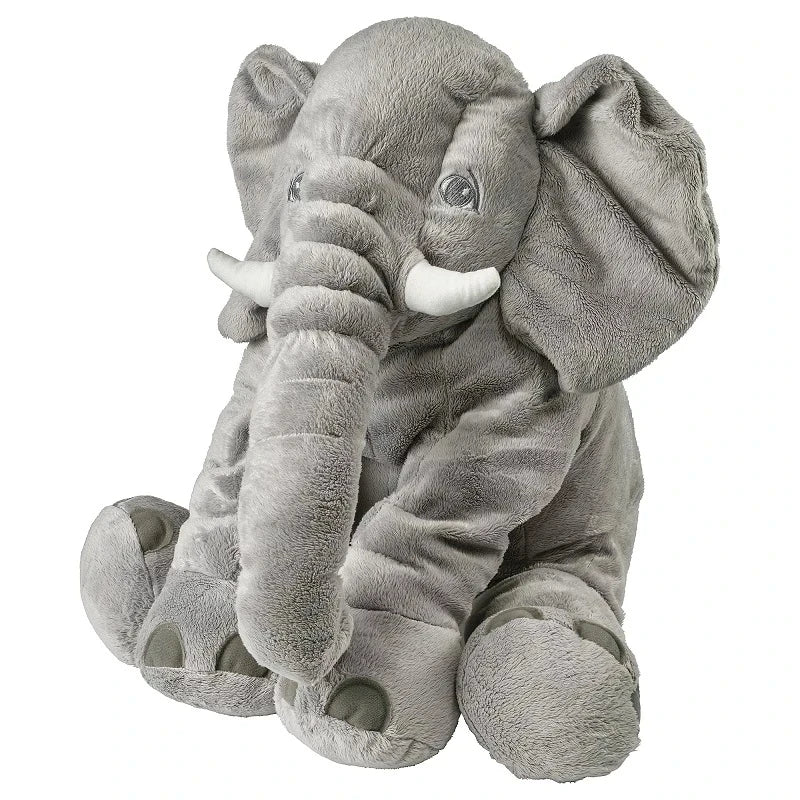 Soft Elephant Plush Pillow – 40cm
