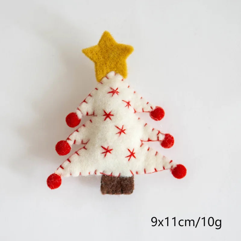 Handmade Wool Felt Christmas Ornaments