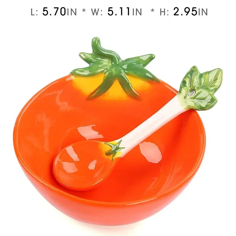 Creative Fruit-Shaped Ceramic Bowl