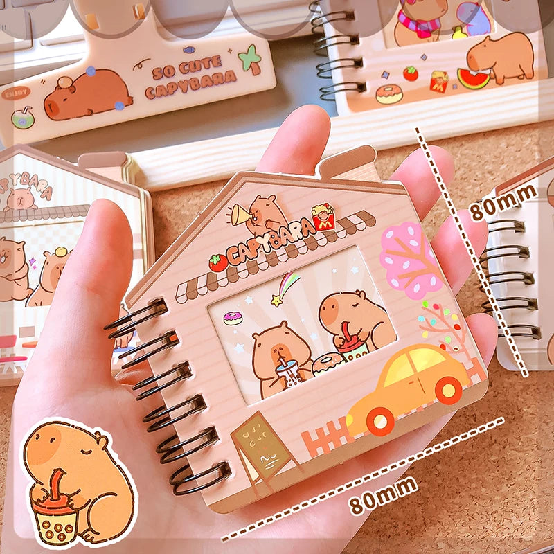 Capybara Mini Notebook – Cute School Journal for Kids