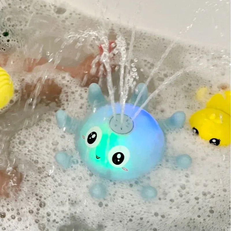 LED Light & Music Water-Spraying Toy for Babies and Kids
