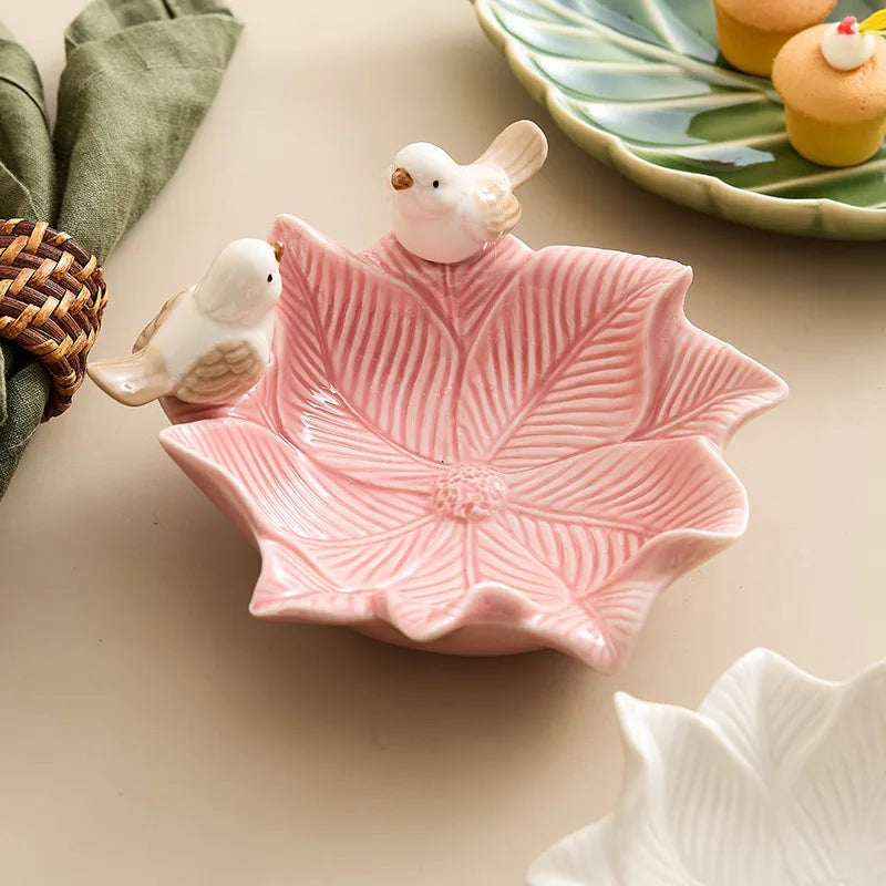 Cute Bird Ceramic Tray