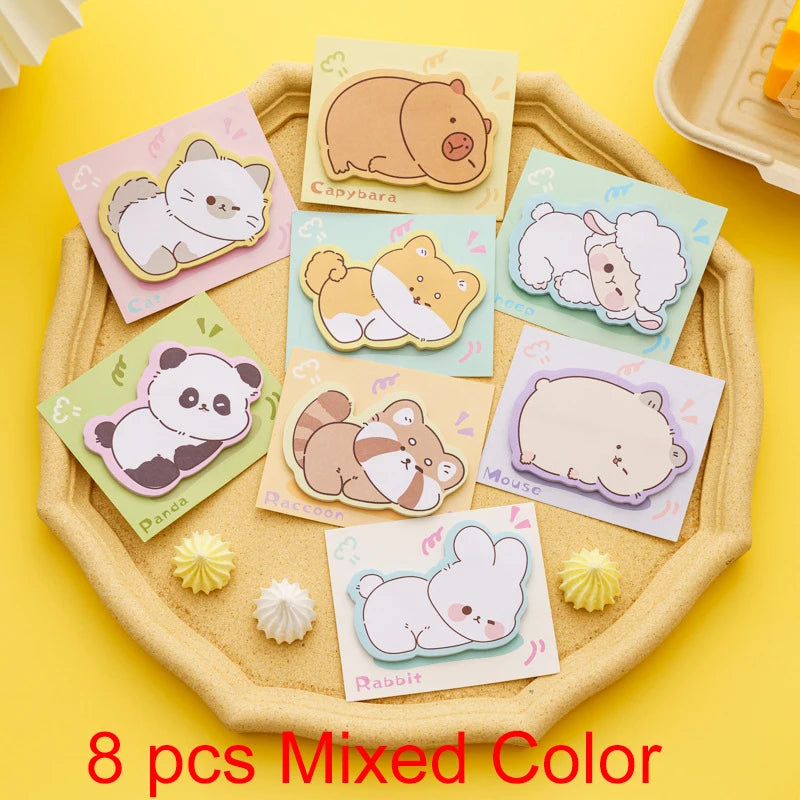 Kawaii Capybara Sticky Notes