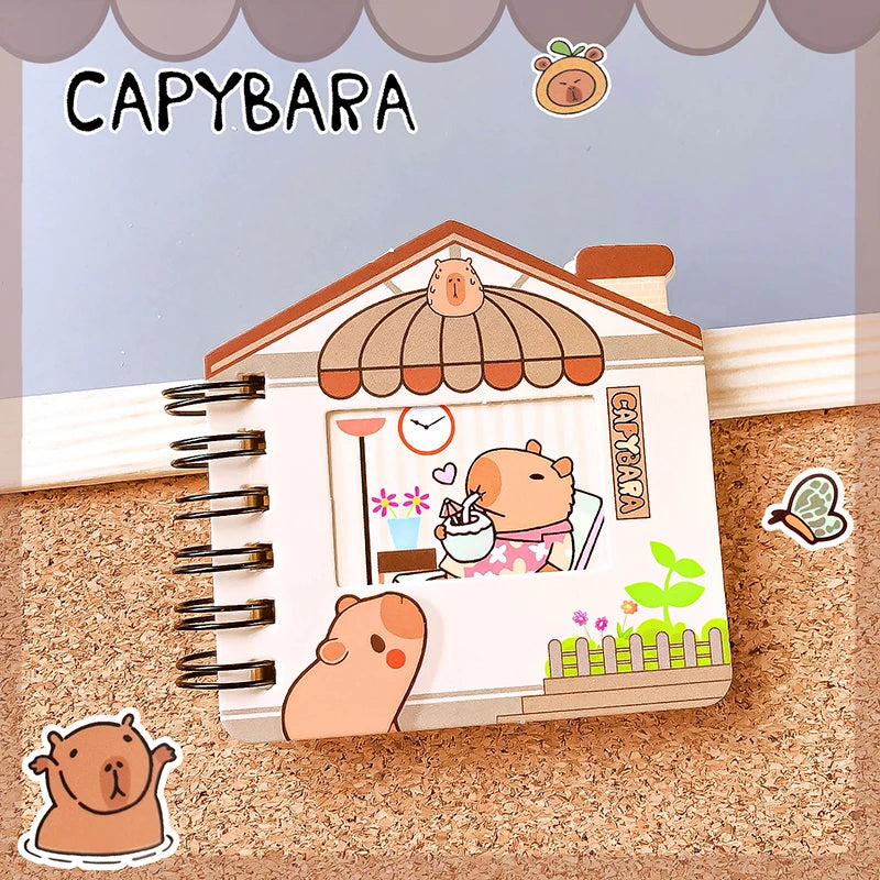 Capybara Mini Notebook – Cute School Journal for Kids