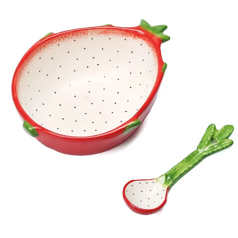 Creative Fruit-Shaped Ceramic Bowl