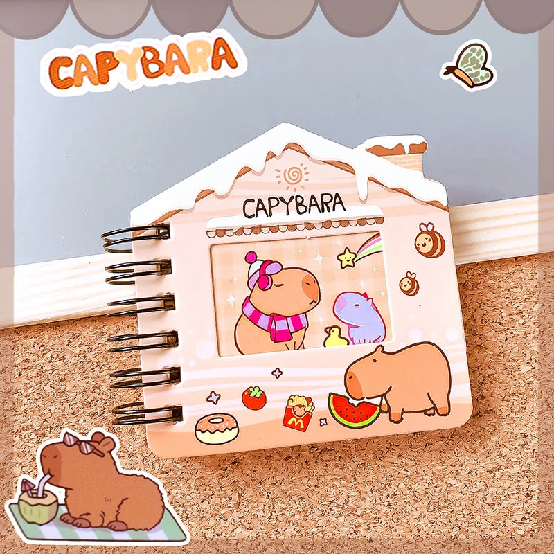 Capybara Mini Notebook – Cute School Journal for Kids