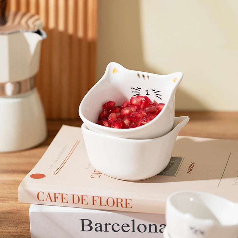 ute Ceramic Dipping Plate with Handle