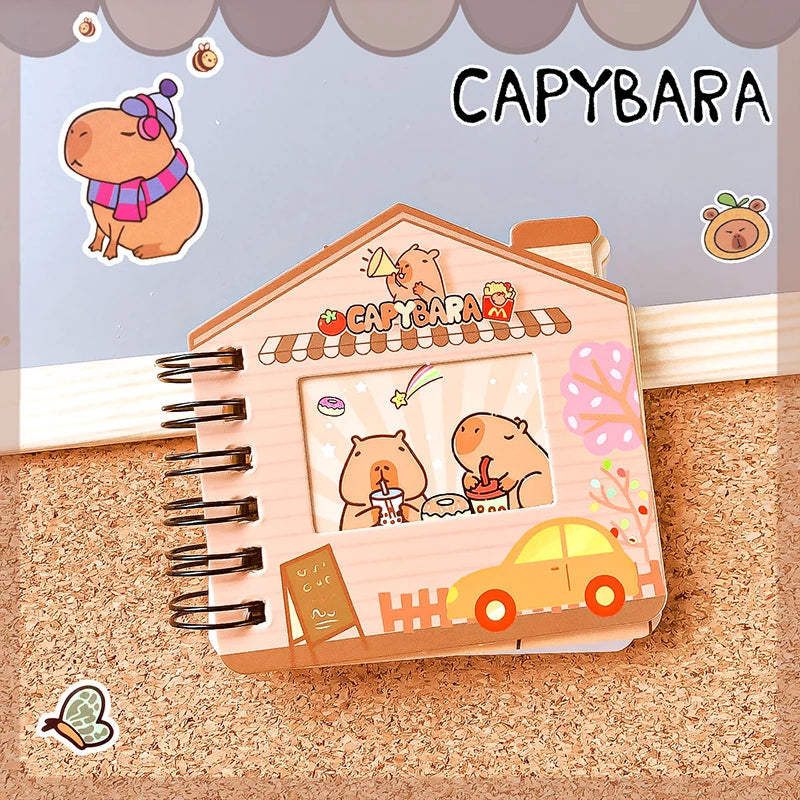 Capybara Mini Notebook – Cute School Journal for Kids