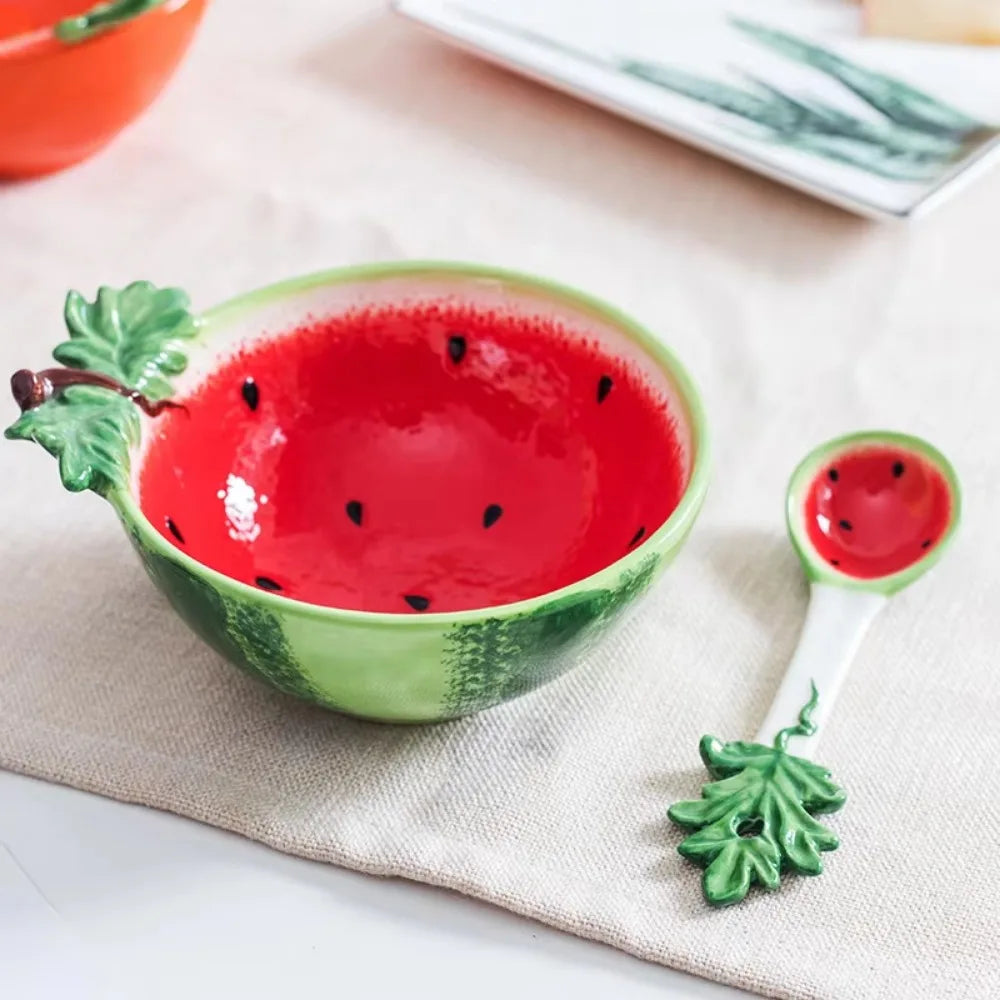 Creative Fruit-Shaped Ceramic Bowl