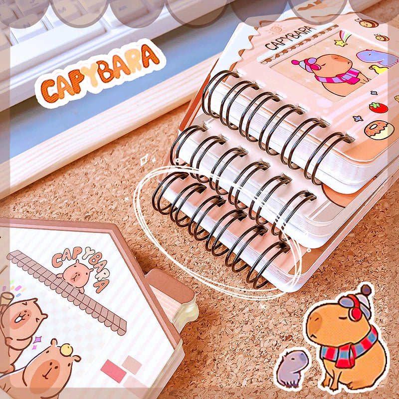Capybara Mini Notebook – Cute School Journal for Kids