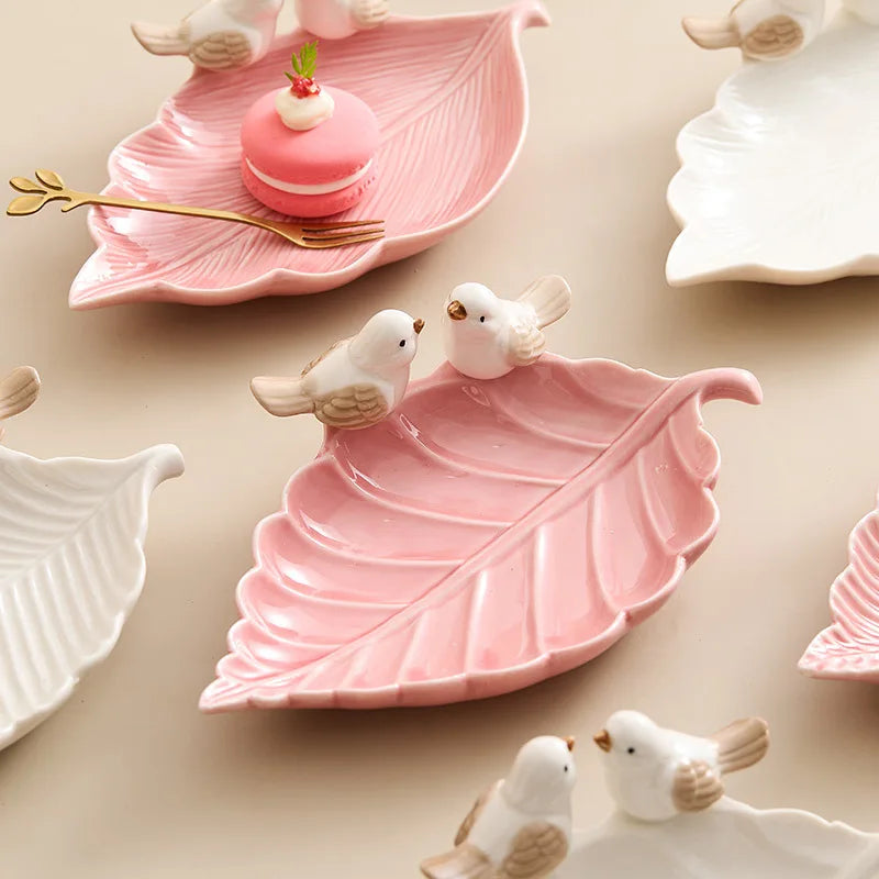 Cute Bird Ceramic Tray