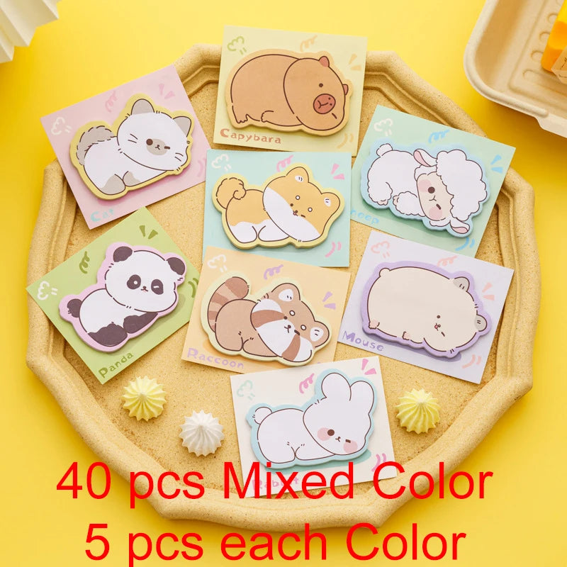 Kawaii Capybara Sticky Notes
