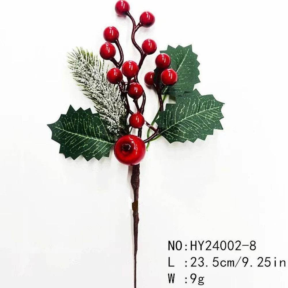 Artificial Red Berry & Pinecone Ornament