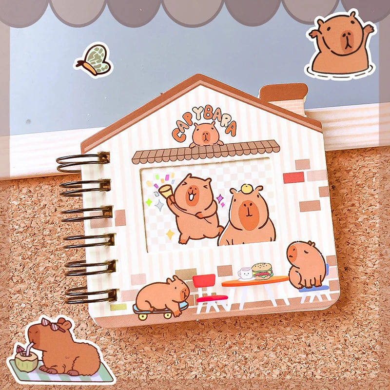 Capybara Mini Notebook – Cute School Journal for Kids