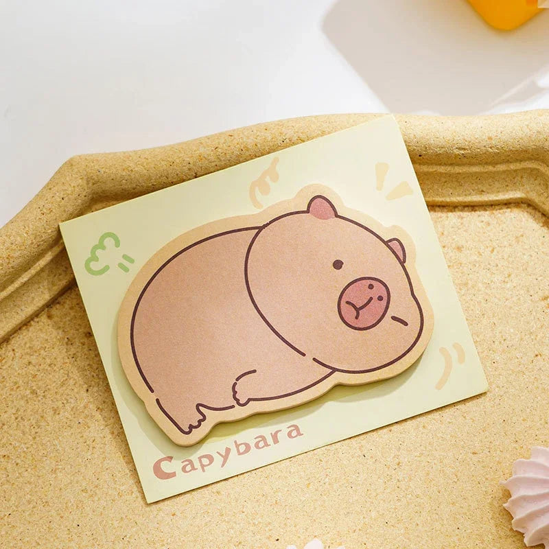 Kawaii Capybara Sticky Notes