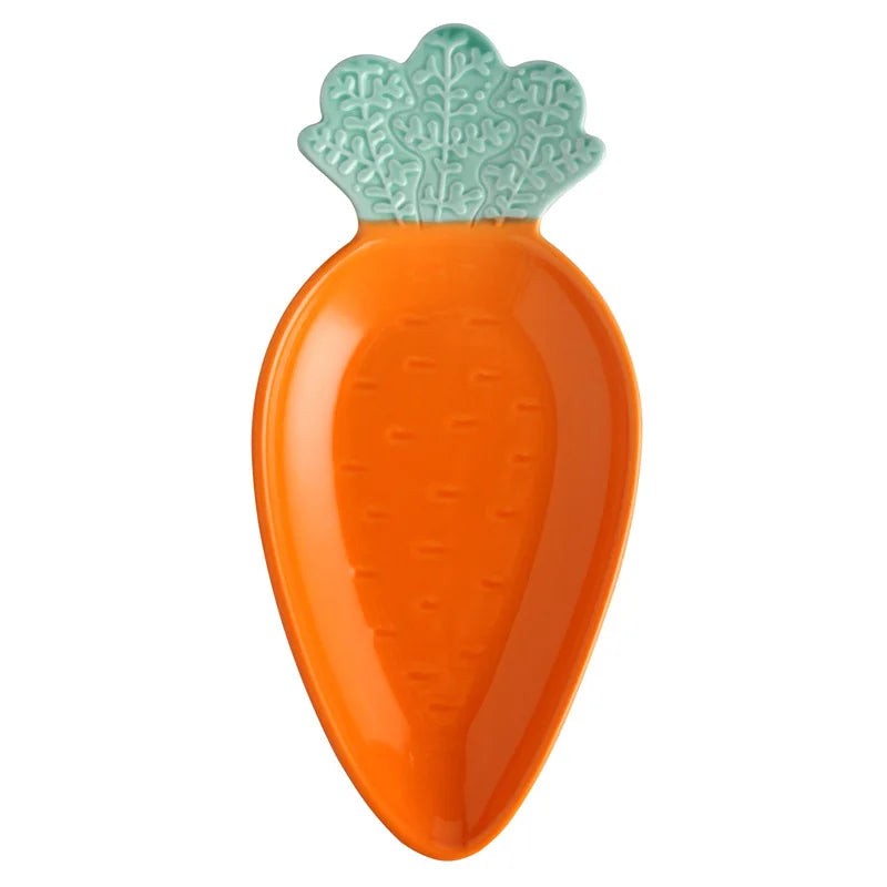 Carrot-Shaped Ceramic Bowl