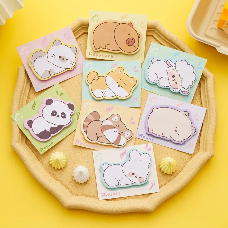 Kawaii Capybara Sticky Notes