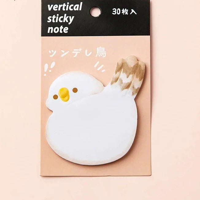 Cute Animal Sticky Notes – Cartoon Memo Pad (Rabbit, Cat, Dog & Bird)