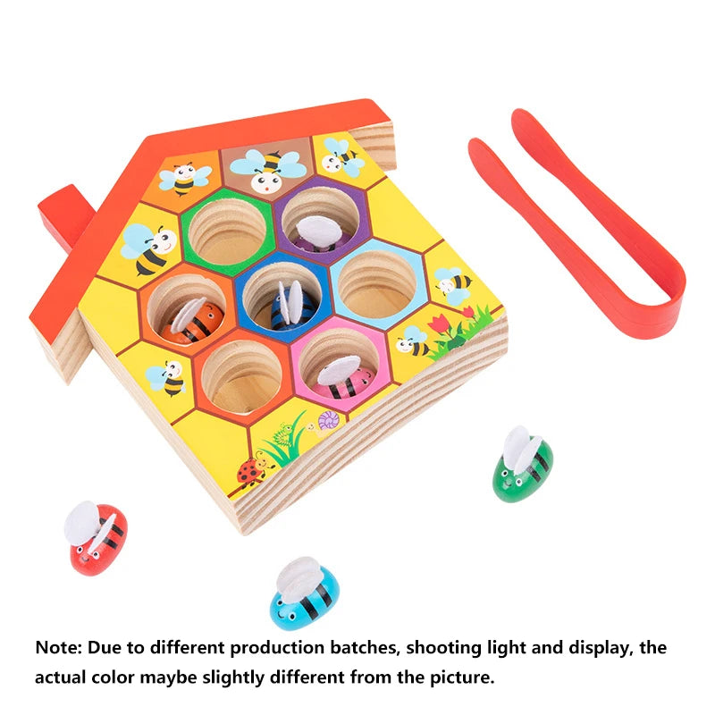 Wooden Beehive Matching Game