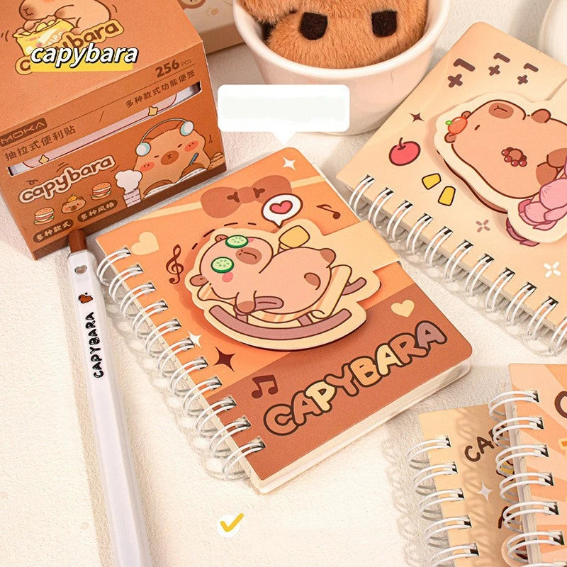 Kawaii  Spiral Notebook – A7 Mini Cartoon Journal