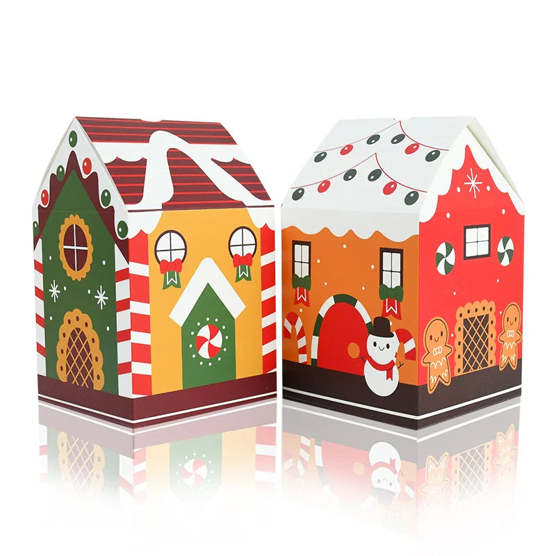 Christmas House Candy Boxes – Cartoon Gift Packaging